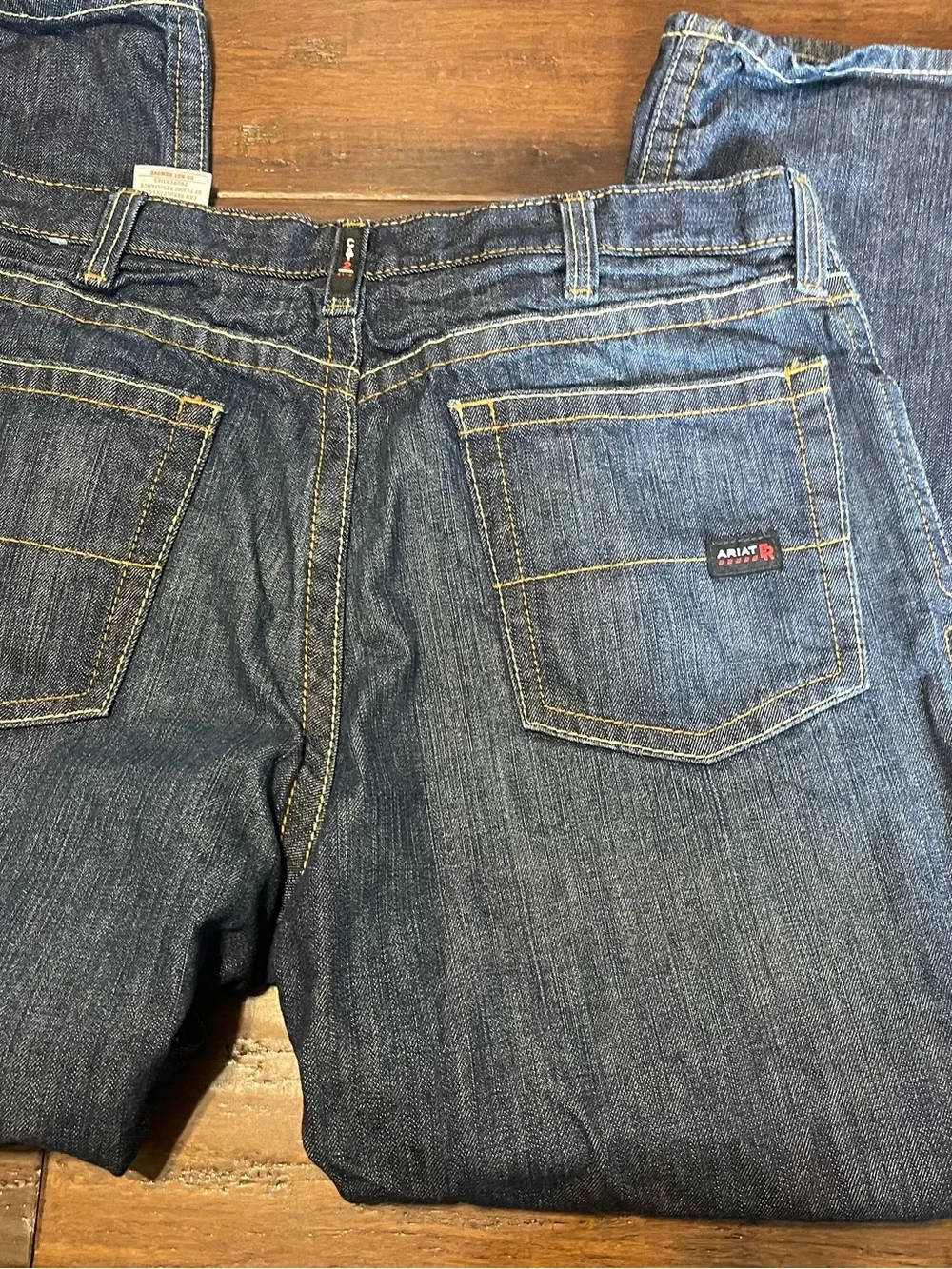 Ariat Men's Bootcut Jeans in Dark Blue Denim